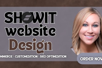 design showit website,  showit template, showit customization