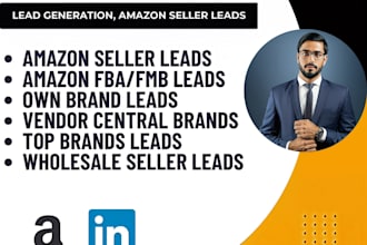 collect amazon seller email leads list, amazon store and ecommerce store owners