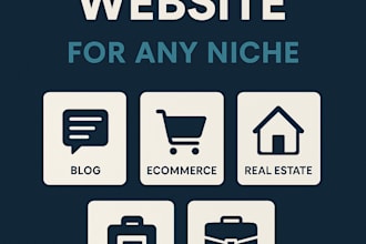 design a responsive wordpress website for any niche