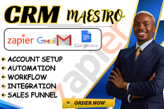 setup zap google docs sheet form drive zapier integration gmail meet crm sync va