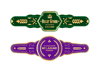 design cigar label, cigar logo, cigar band and cigar box design
