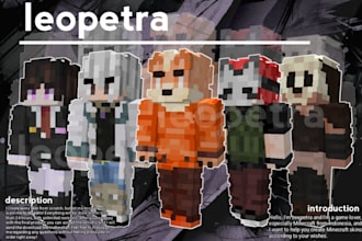 create a  custom minecraft skin for five dollar