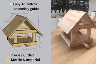 create easy to follow DIY woodworking plans with a cutlist