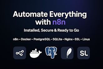 install, configure and secure n8n with SSL, docker and nginx