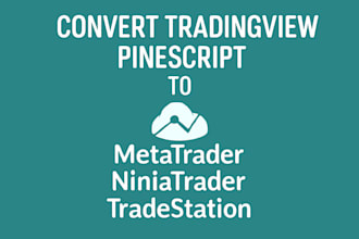 convert tradingview pinescript to metatrader, ninjatrader, tradestation, ctrader