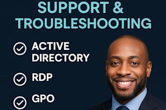 fix windows server issues, active directory, rdp, gpo and more