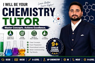 be your general and organic chemistry tutor