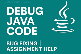 write and debug java code for your project