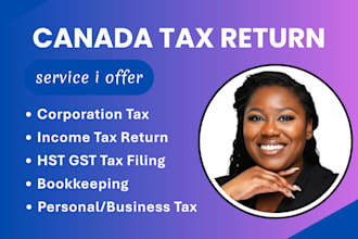 do canada tax, corporate tax, personal tax, cra, gst hst filing and bookkeeping