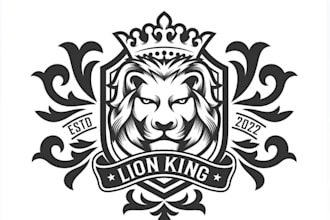 design gorgeous coats of arms logo