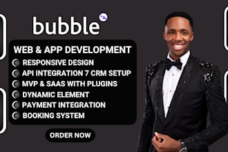 professional bubble io web app development no code saas solutions