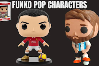 make 3d  funko pop minifigure 3d figurines toy designer lego funko pop toy