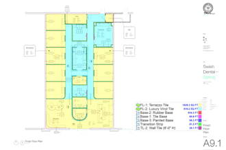 do quantity takeoff for flooring and wall tile