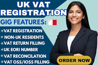 do UK company registration, UK vat registration and vat return filing, hmrc