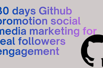 promote github promotion social media real followers engagement