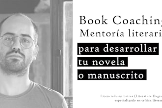 te acompañaré en el proceso de escritura de tu libro o manuscrito