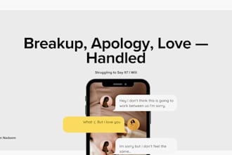 write emotional breakup, apology or any custom messages