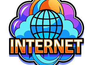 do modern internet brand logo design