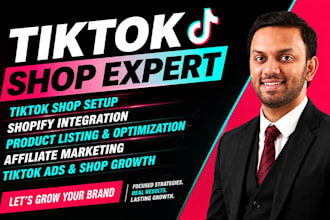 setup and manage UK, USA tiktok shop