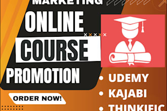 promote udemy online course,udemy course promotion, udemy course marketing