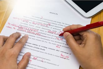 proofread and suggest ideas