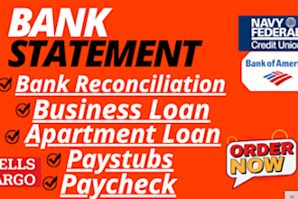 do make business bank statement and bank statements