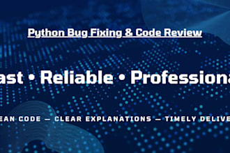 fix bugs and errors in your python code