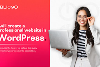 create an professional wordpress site for you