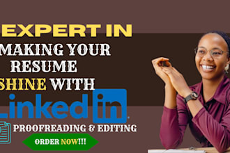 polish your resume and boost your linkedin with an expert touch with proofread