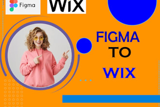 do website design or ecommerce store and figma to wix