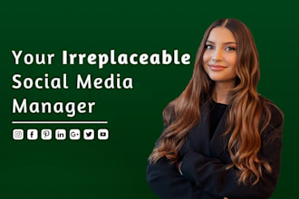 be your social media marketing manager and content creator