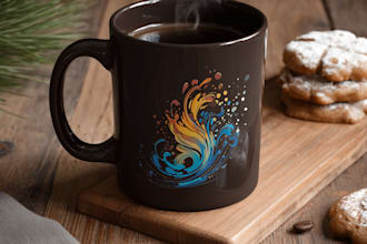 create custom coffee mug designs for your pod business