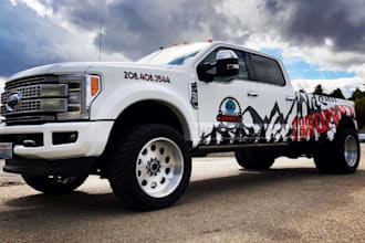 design pickup truck wrap offroad truck, sports car wrap, car wrap, jeep, vehicle