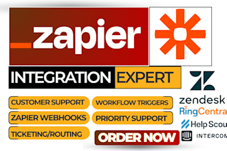 setup zapier customer support with zendesk intercom ringcentral slack help scout