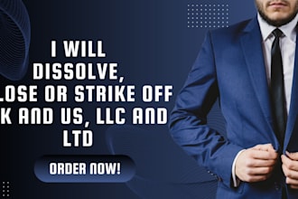 dissolve, close or strike off UK ltd company, restore uk company, deregister vat