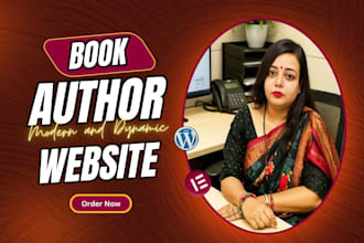 build book author website ebook selling website  landing page