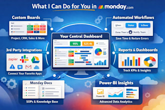 design automated boards, workflows and dashboards to save you hours