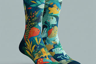 design custom and unique socks design