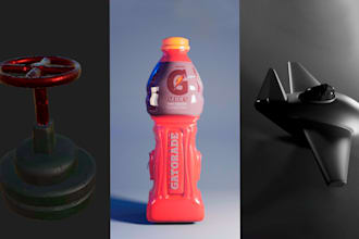 custom 3d model props for games, animation or advertising