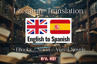 professionally translate your fantasy ebook in spanish and english