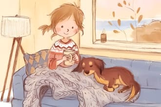children story book illustration children story book illustration
