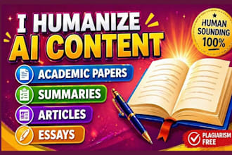 edit academic texts, ai content, articles, summaries, and essays
