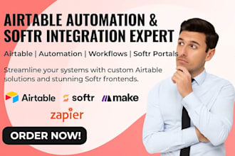 be your airtable database expert airtable automation integrate softr expert