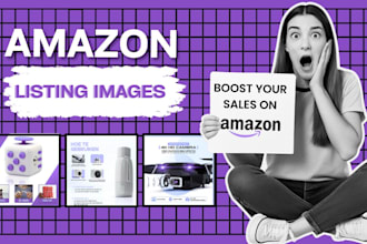 design amazon listing images, aplus content, brand story, and storefront