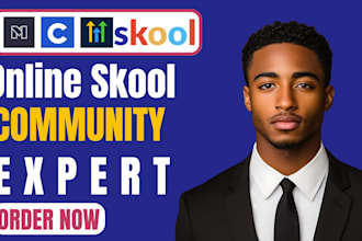 setup online skool community circle so managment online course community skool