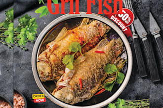 make eye catching food flyer