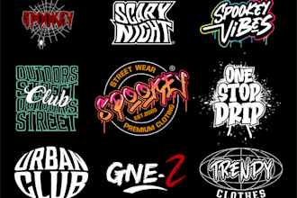 create bold and exclusive urban style streetwear  logo