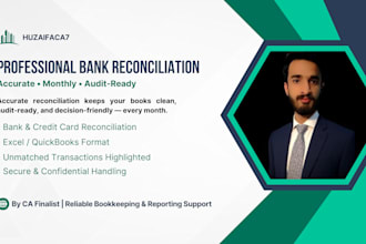 reconcile your bank and credit card statements with your books