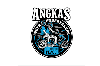 make a high quality racing bike, venom, wine vintage logo for you