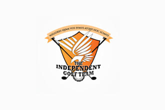 design extraordinary independent golf team logo